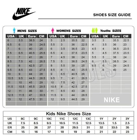 nike kids maten|kids nike shoes uk.